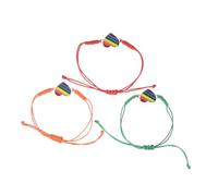 CHCWR Bijoux des filles en forme de coeur arc-en-ciel bracelet bracelet fier
