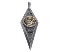 CHCWR Bijoux exquis, colliers de pendentif, collier pour les yeux du diable masculin Egypte Gothique Devil Eye Collier Single Pendant