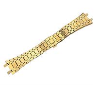 CHCWR Black Gold Silver Watchband 21 mm 26 mm hommes femmes Bracelet de bande de montre en acier inoxydable pour AP Royal Oak Strap Pliant Boucle