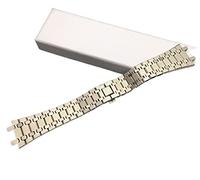 CHCWR Black Gold Silver Watchband 21 mm 26 mm hommes femmes Bracelet de bande de montre en acier inoxydable pour AP Royal Oak Strap Pliant Boucle
