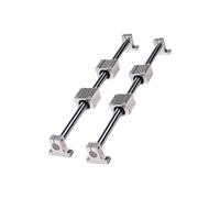 CHCWR Bloc de Curseur de roulement linéaire de Rail Coulissant 2pcs Tie à axe Optique de Rail linéaire 12 mm + 4PCS