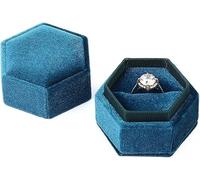 CHCWR Boîte à bijoux Boîte à bague en velours Boîte de bijoux Boîte de bijoux pour la boîte à cadeau d'emballage de bijoux