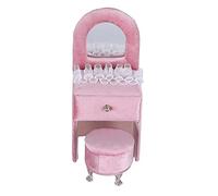 CHCWR Boîte à bijoux rose mini commode en velours forme de bijoux de bijoux de bijoux porte-anneaux contenant une boîte à bijoux