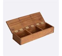 CHCWR Boîte à coiffeuse de bureau, table de rangement de table en bois massif en bois en bois (une couleur 18 cm) (une couleur 18 cm)