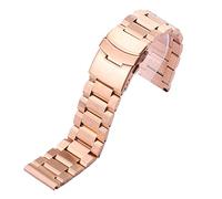 CHCWR bracelet de montre en acier inoxydable Bracelet 18 mm 20 mm 22 mm 24 mm Bands de montre en métal Boucotte Bleu Black Gold Watch Accessoires Bracelet