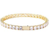 CHCWR Bracelet de tennis Moisanite Certifié 18K GO