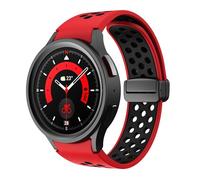 CHCWR Bracelet en silicone pour Galaxy Watch 6 Classic 43 mm 47 mm 5Pro 45 mm Boucle magnétique pour Galaxy Watch 6 5 4 40 mm 44 mm, Watch 4 5 40MM 44MM