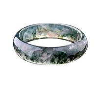 CHCWR Bracelet jonc en agate pour femme - Bijoux en jadéite - Bracelets en jade pour femme (57-58 mm), 59-60mm