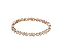 CHCWR Bracelet Moisanite Round 18K Gold Cut, bracelet de liaison féminin, cadeau de mode pour elle