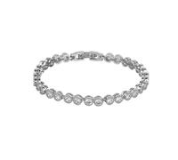CHCWR Bracelet Moisanite Round 18K Gold Cut, bracelet de liaison féminin, cadeau de mode pour elle