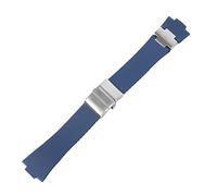 CHCWR Bracelet Watch Bracelet Silicone Watch Band pour Ulysse-Nardin Marine imperméable Rubber Watchstrap Sports 25 * 12mm Man Watchs Sport