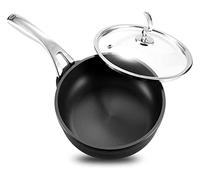 CHCWR Casserole de wok omelette/poêle à œufs - revêtement antiadhésif - rectangle poêle à frire mini poêle vision