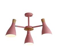 CHCWR Chandelier Industriel Moderne E27 Éclair de Pendentif de Couleur Macaron ajusté
