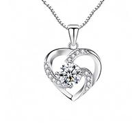 CHCWR Collier de couloir à cœur cristallin Colliers de chaîne