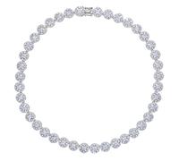 CHCWR Collier de tour de cou Moisanite 18K en or, conception Moissanite de la meilleure collection, cadeau pour lui