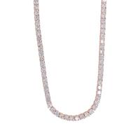 CHCWR Collier d'or 14K sur S925 avec chaîne de tennis Moisanite Hip-Hop à une seule rangée - la simplicité rencontre l'élégance. Le beau cadeau pour ceux qui apprécient le charme classique, cadeaux
