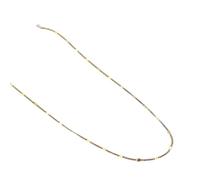 CHCWR Collier en argent réel 925 Collier de chaîne de chaîne de clavicule en argent sterling pour la chaîne de chaîne de paillettes