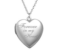 CHCWR Collier pour mon cadeau de coeur et un collier de collier dans mon important amant pour toujours collier pendentif pour elle (comme le spectacle, une taille)