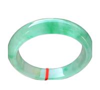 CHCWR Emerald Jade Bangle Ice Floating Green Flower Jadeite Bracelet Jewelry Accessoires (57-58 mm)