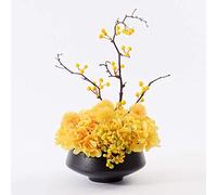 CHCWR Fausse Fleur Fleur Artificielle Vase Vase Vase Dining Table Decoration Artificial Flower-Vied Fake Plante en Pot Plante