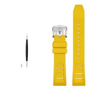 CHCWR FKM Bracelet de montre en caoutchouc fluoré 20 mm, 21 mm, 22 mm, 24 mm, 24mm