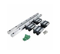 CHCWR Guide linéaire Grade P 2 pcs HGH20/HGR20 200-2500 mm Rails linéaires + 4 PCS HGH20CA/HGW20CC Chariots avec mamelon (Color : 2 Rails 4HGH20CA, Size : 600mm)