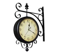 CHCWR Horloges murales à Double Face Vintage Idées de Cadeaux de décoration