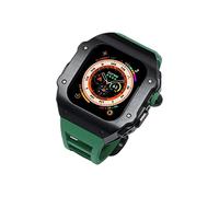 CHCWR Kit de bande de montre de modification de bricolage , pour bande Ultra 49 mm en acier inoxydable Code métallique , pour le kit MOD en série Suile de silicone
