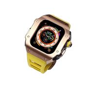 CHCWR Kit de bande de montre de modification de bricolage , pour bande Ultra 49 mm en acier inoxydable Code métallique , pour le kit MOD en série Suile de silicone