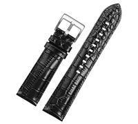 CHCWR Le bracelet en cuir authentique convient au Armani AR2447 / 1981/1973/60028 Band Watch with Imperproof Gang Shout Male 22 mm (Couleur: 10 mm fermoir, taille: 20 mm)