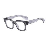 CHCWR Lunettes de soleil tendance pour hommes vert olive rétro rivets femmes punk tendance lunettes de soleil nuances UV400, Gris transparent, Taille unique