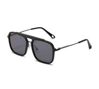 CHCWR Lunettes de soleil vintage pour homme UV400, C1 noir., Taille unique