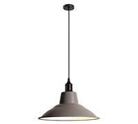 CHCWR Macarons modernes en métal - Éclairage industriel - Suspension en métal orange - Lampe pour îlot de cuisine, salle à manger, bar, bar, couloir - Noir