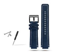 CHCWR Men de surveillance en toile adapté à Timex Compass T2N720 T2N721 T2N739 Nylon Watch Band 24x16mm (couleur: fermoir en or 10 mm, taille: 24-16 mm)