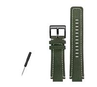 CHCWR Men de surveillance en toile adapté à Timex Compass T2N720 T2N721 T2N739 Nylon Watch Band 24x16mm (couleur: fermoir en or 10 mm, taille: 24-16 mm)