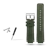 CHCWR Men de surveillance en toile adapté à Timex Compass T2N720 T2N721 T2N739 Nylon Watch Band 24x16mm (couleur: fermoir en or 10 mm, taille: 24-16 mm)