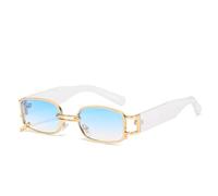 CHCWR Mode Populaire Petite Rectangle Femmes Lunettes de Soleil Luxe