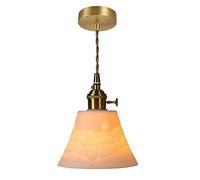 CHCWR Nordic Creative Ceramic Pendant Light Light Japanese Retro Chandeliers Pendentif Pending Lampe Plafond pour Salle à Manger, éclairage au Chevet