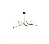 CHCWR Nordic Modern Chandelier G9 15 lumières Globe Globe Chandelier Post Pendre Moderne Éclairage de Pendentif pour Le Couloir Bar Cuisine Salle à Manger Roard intérieur, Or, 12 lumières23