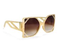 CHCWR Nouveau 2025 Big Frame Square Luxury Sunglasses Women Fashion Fashion Hollow Surdimensia Shades UV400 Vintage Lunets