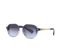 CHCWR Nouveau 2025 Lunettes de Soleil circulaires pour Femmes Street Photos décoratives Lunes décortiquées Men de Soleil en métal pour Hommes