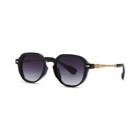 CHCWR Nouveau 2025 Lunettes de Soleil circulaires pour Femmes Street Photos décoratives Lunes décortiquées Men de Soleil en métal pour Hommes