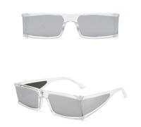 CHCWR Nouveau 2025 Lunettes de Soleil Femmes rétro Mirror Sun Verres de Soleil Vintage Punk Men Sungass UV400