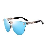 CHCWR Nouveau 2025 Lunettes de Soleil Gothiques Vintage Femmes Hommes Metal Skull Gold Gold Cool Sun Sunes pour Femelle UV400