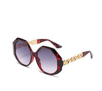 CHCWR Nouveau 2025 Lunettes de Soleil surdimensionnées rétro Vintage Femmes Polygon Sun Suns Eyewear Men Shudes Glêmes