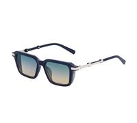 CHCWR Nouveau 2025 Small Rectangle Punk Sunglasses Men Femmes Vintage Steampunk Sun Glêmes Mâles de Lunettes masculines