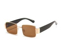 CHCWR Nouveau 2025 Vintage Rectangle Lunettes de Soleil Femmes Hommes Metal Sun Glasses Femme Driveurs Eyeglasse UV400