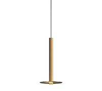 CHCWR Pendante Suspendue en Laiton Moderne Lampe LED Lampe CUITSION îlot de Plafond Light Shade Fixtures acryliques Décor Industriel pour café Club Resturant Bar 7w Aspiration pour (B)