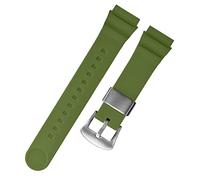 CHCWR Pour 5 No. Solar Watchband Band Men Silicone Rubber Strap 22 mm Sports Plongée en conserve SNE537