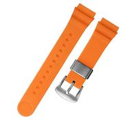 CHCWR Pour 5 No. Solar Watchband Band Men Silicone Rubber Strap 22 mm Sports Plongée en conserve SNE537